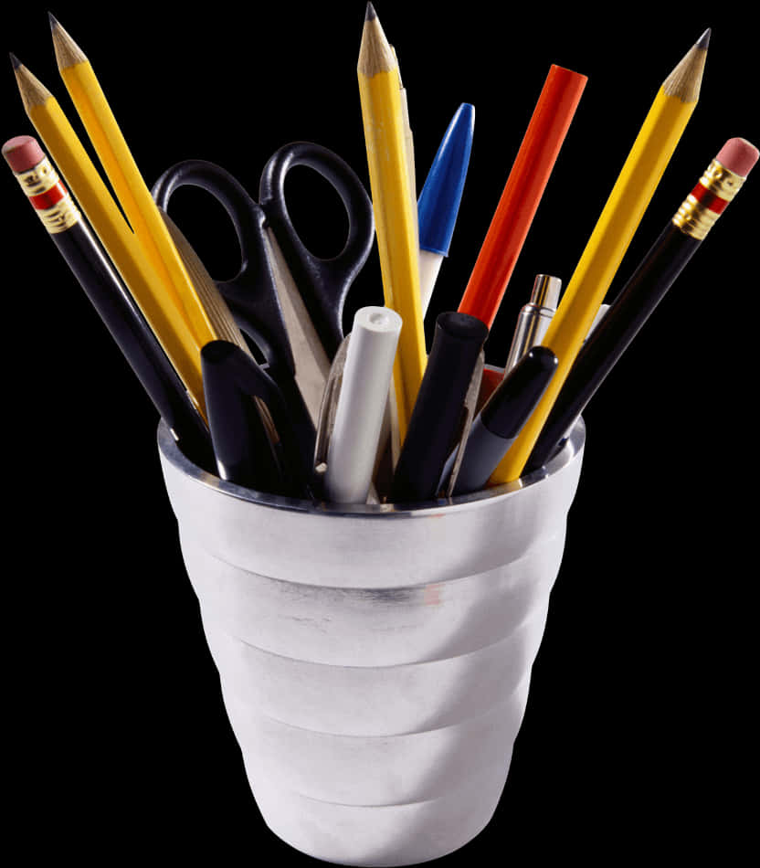 Assorted Stationeryin Holder