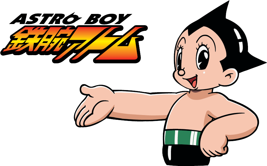 Astro Boy Pointing Graphic