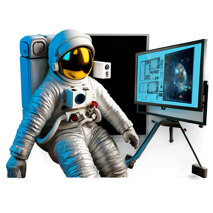 Astronaut In Lunar Lander Png 27