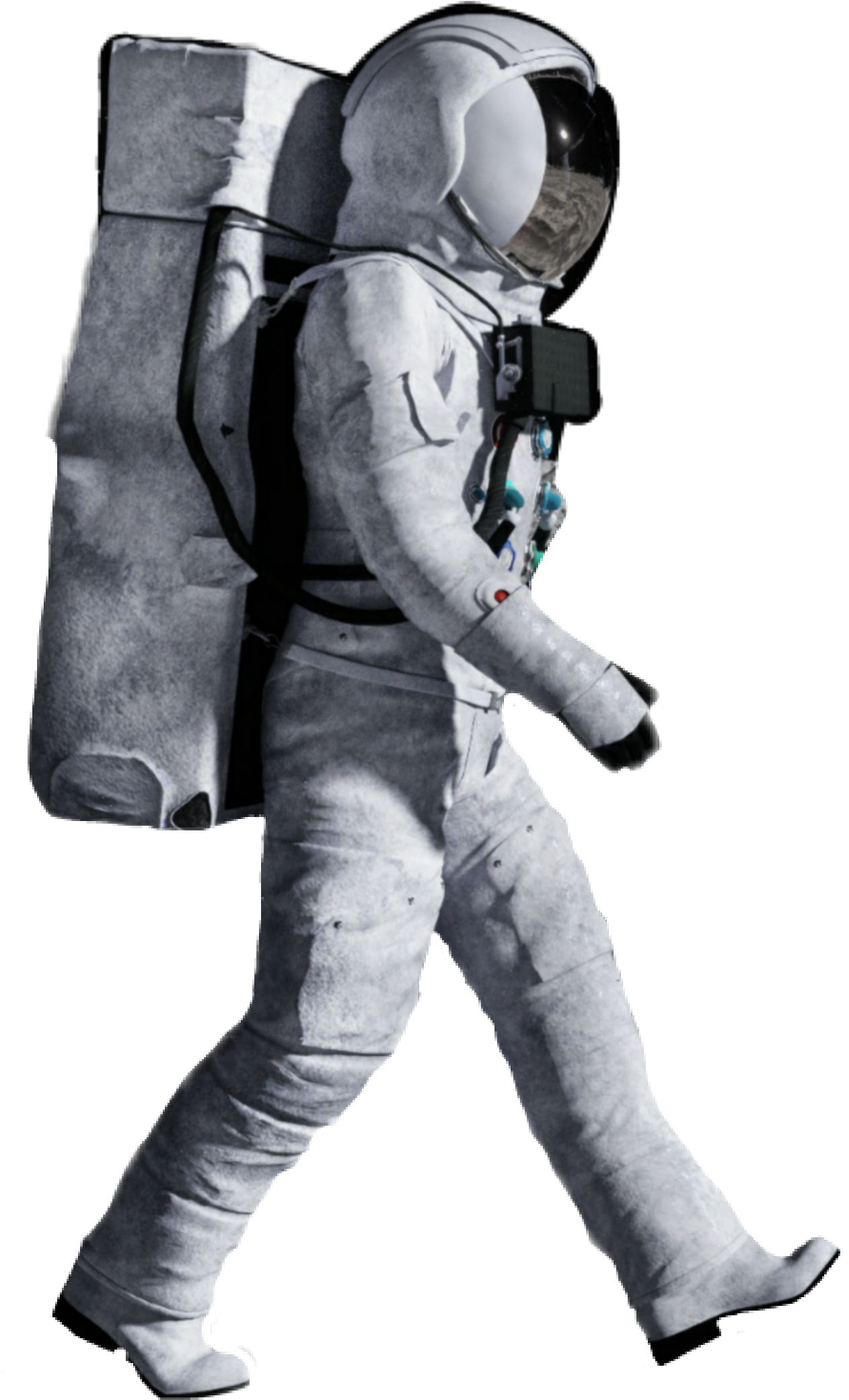 Astronaut Walking Space Suit