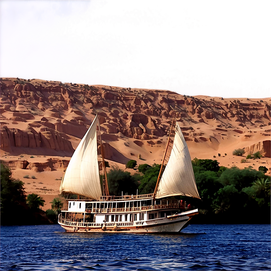 Aswan Nile River View Png Fjl91