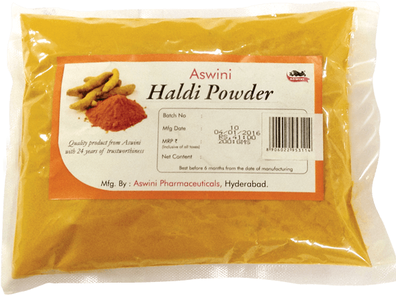 Aswini Haldi Powder Package