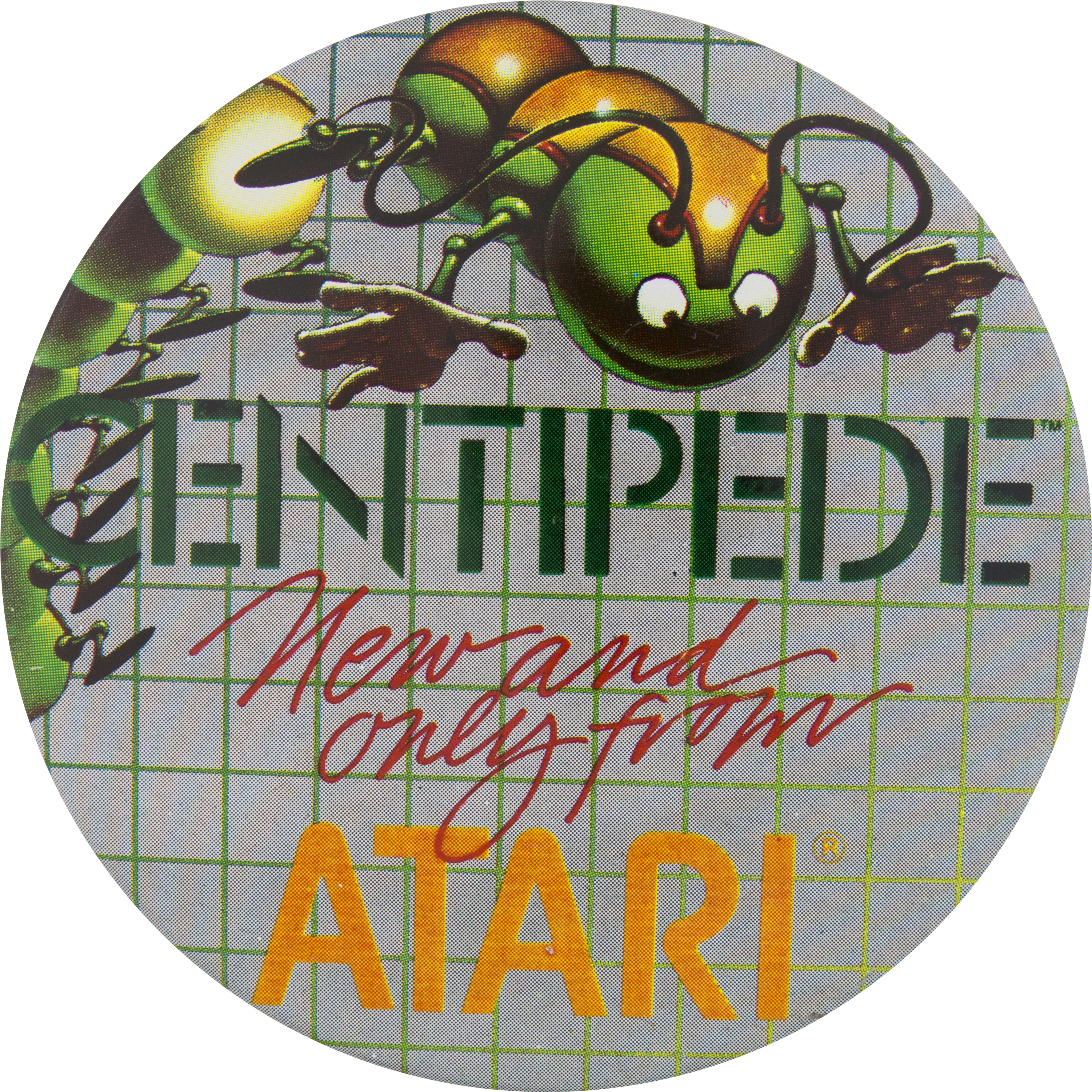 Atari Centipede Classic Arcade Game Artwork