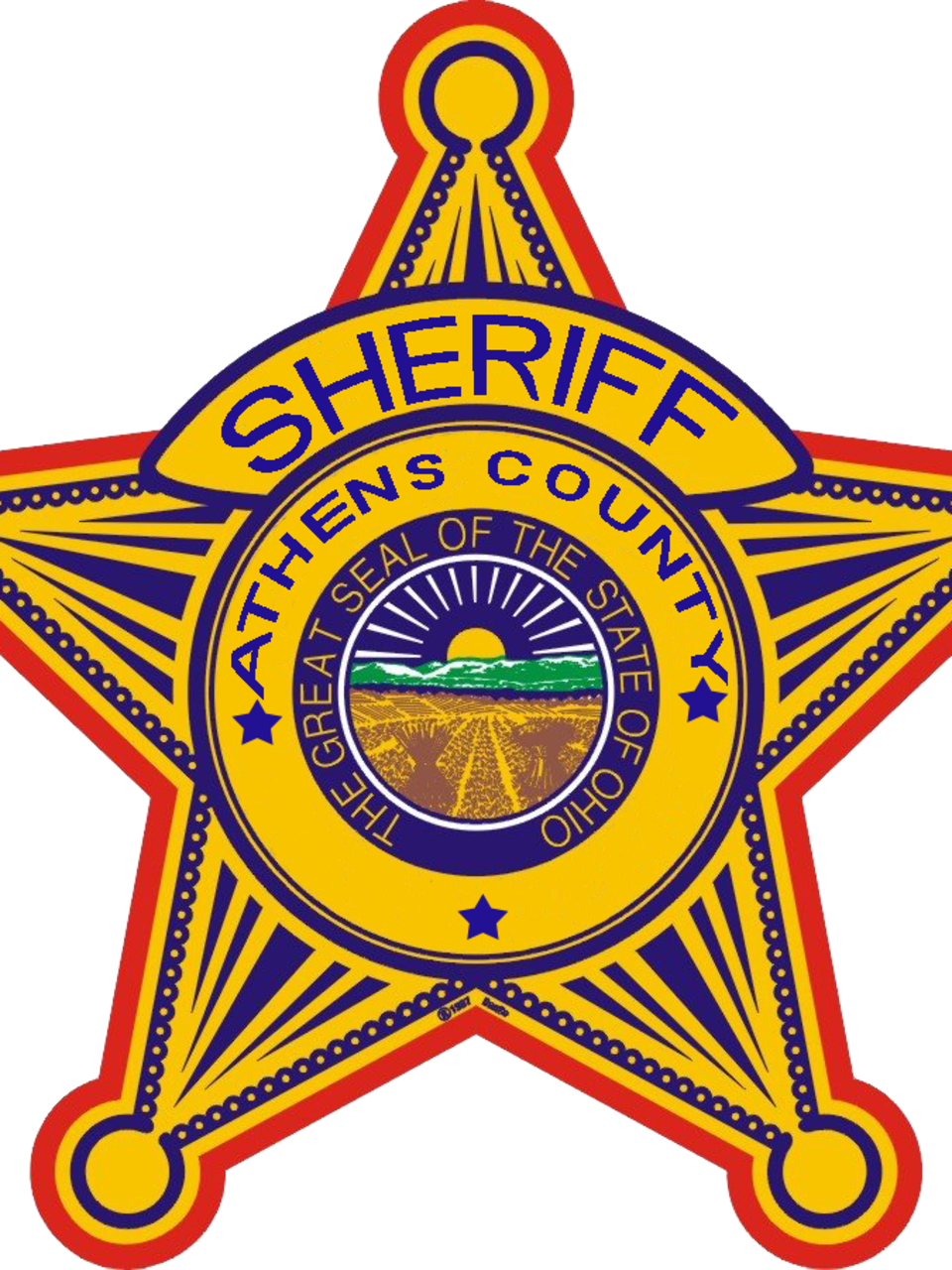 Athens County Sheriff Badge