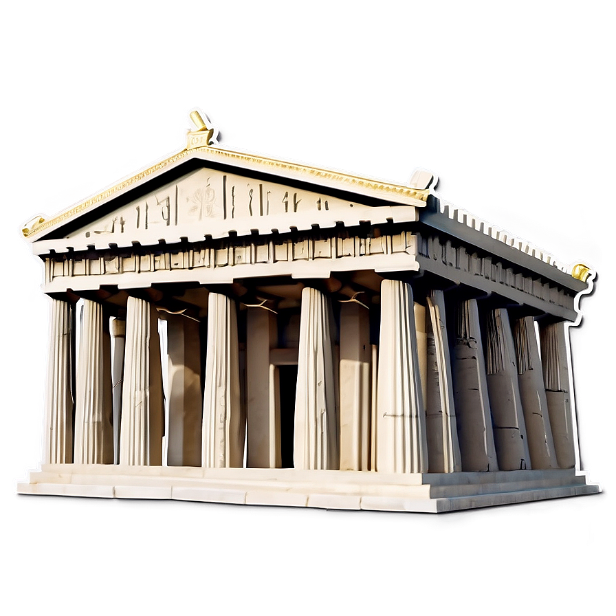 Athens Parthenon Icon Png 06252024