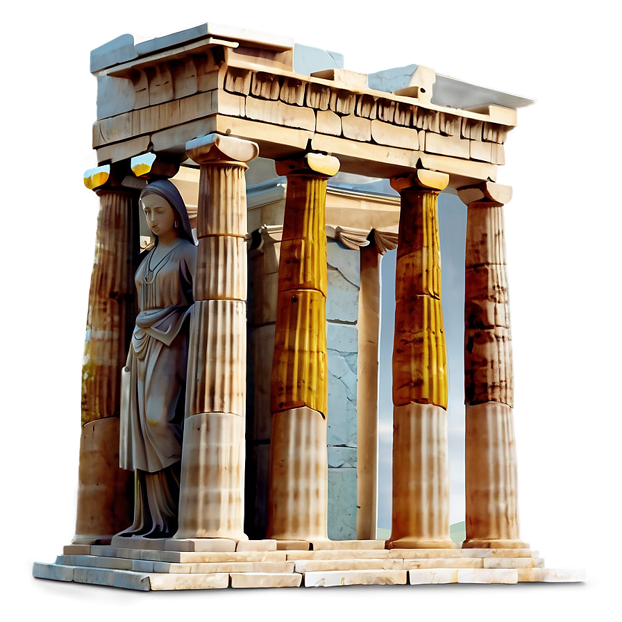 Athens Parthenon Icon Png Vji90