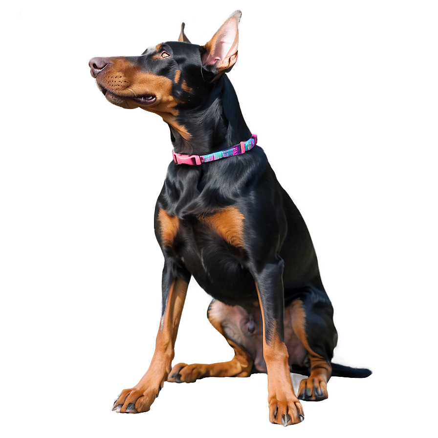 Athletic Doberman Png 66