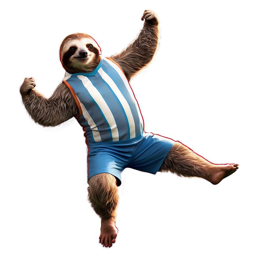 Athletic Sloth Png Dnw59