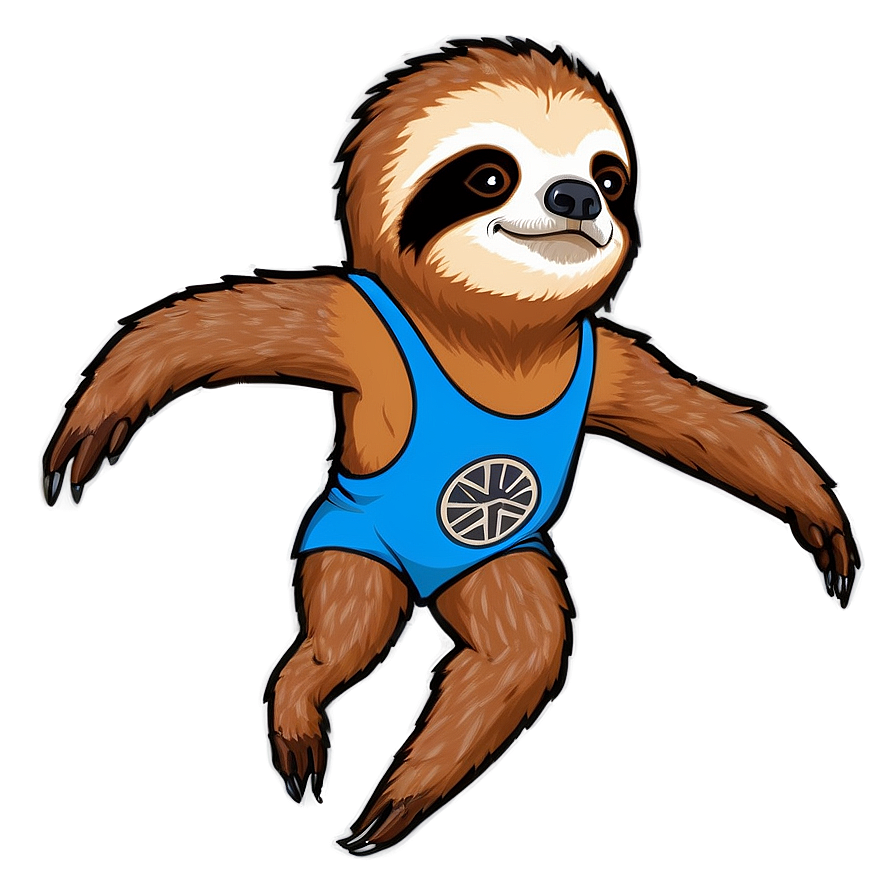 Athletic Sloth Png Jpc70