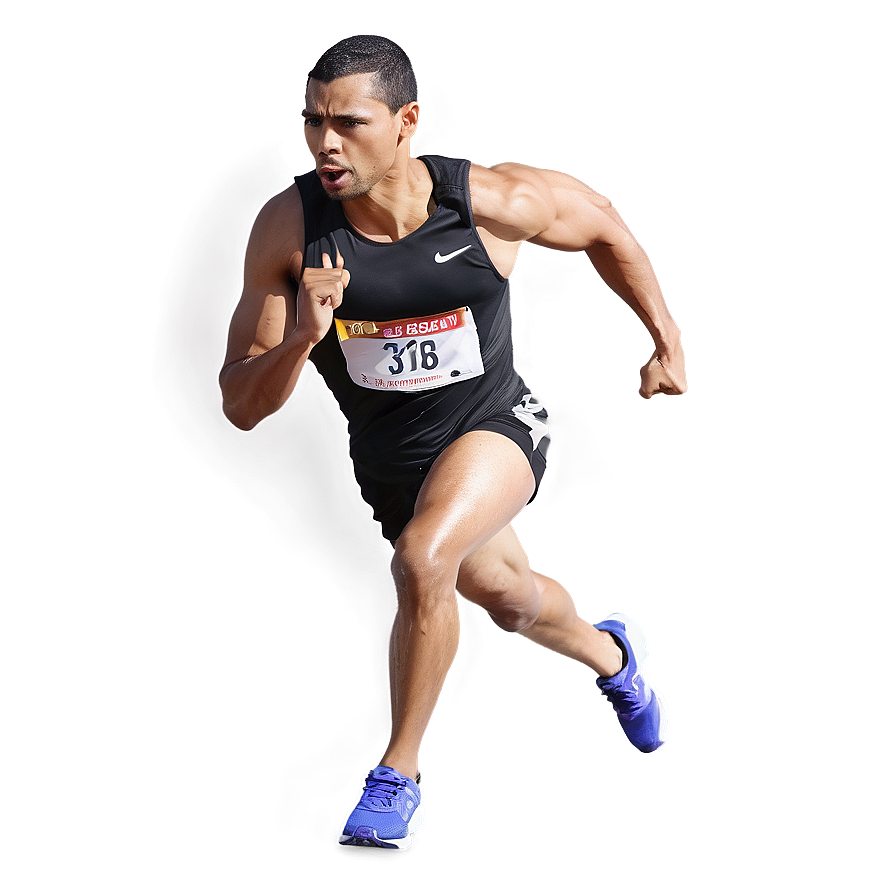 Athletic Sprint Png 06252024