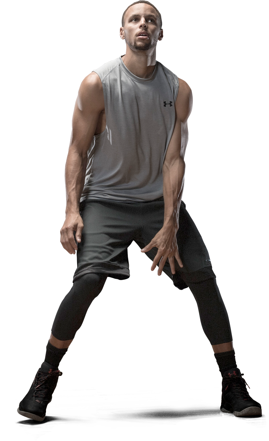 Athletic Stance Basketball Player