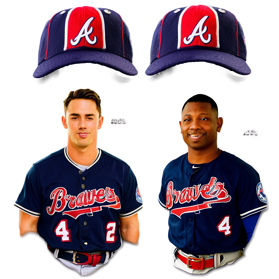 Atlanta Braves All-star Players Png Sob