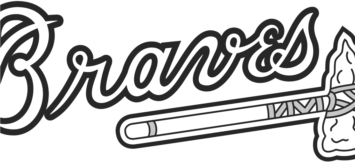 Atlanta Braves Logo Scriptand Tomahawk