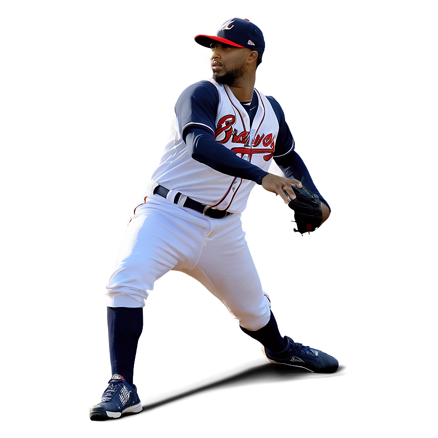 Atlanta Braves Pitcher Action Png Vea