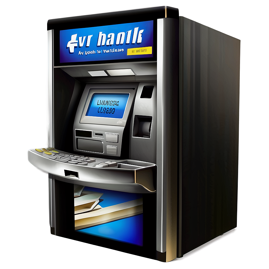 Atm Machine Realistic Png 82