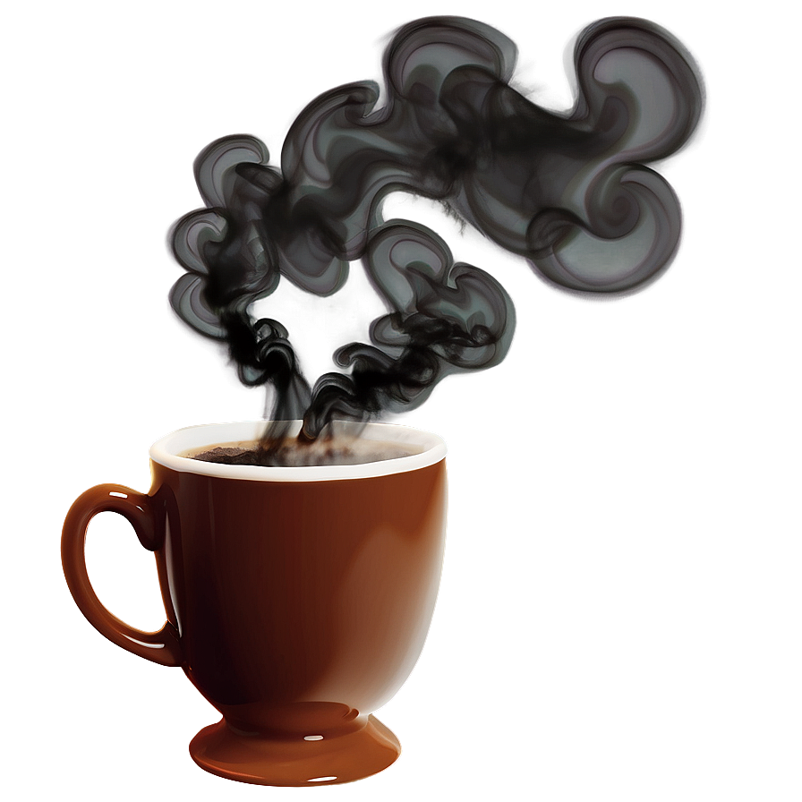 Atmospheric Coffee Smoke Png Goh