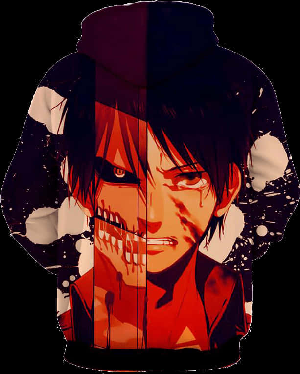 Attackon Titan Eren Yeager Hoodie