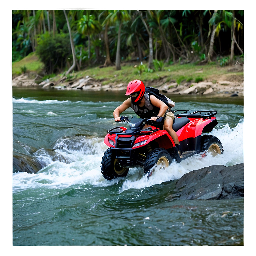 Atv River Crossing Png 13