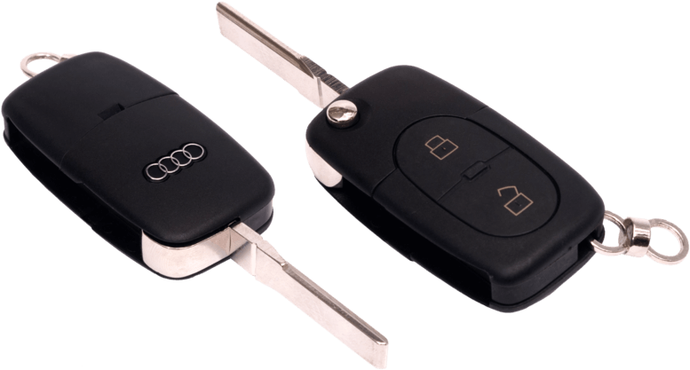 Audi Car Keys Extendedand Folded