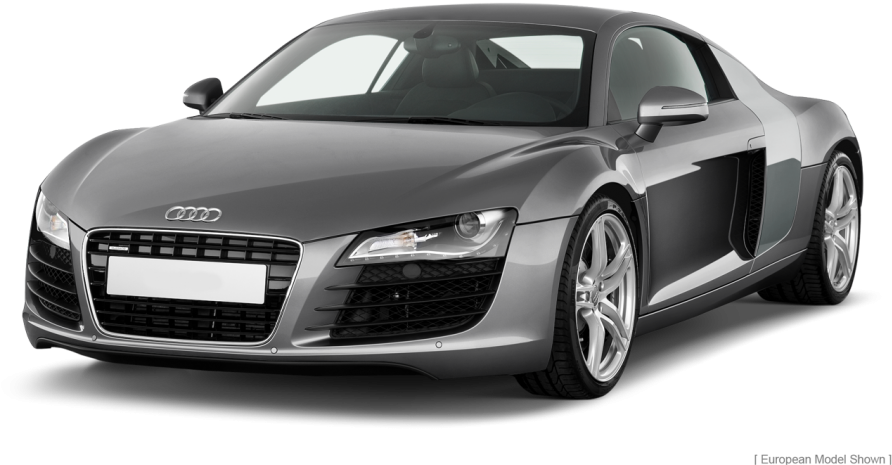 Audi R8 Silver Sports Car