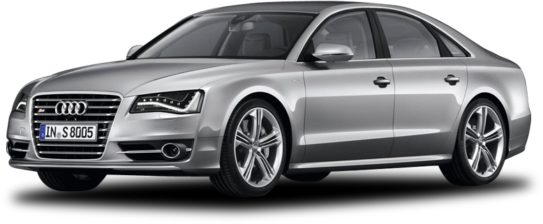 Audi S8 Luxury Sedan Silver