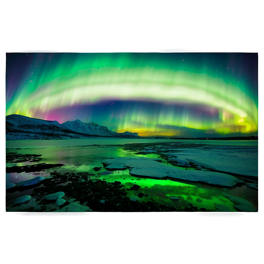 Aurora Borealis Night Sky Png 4