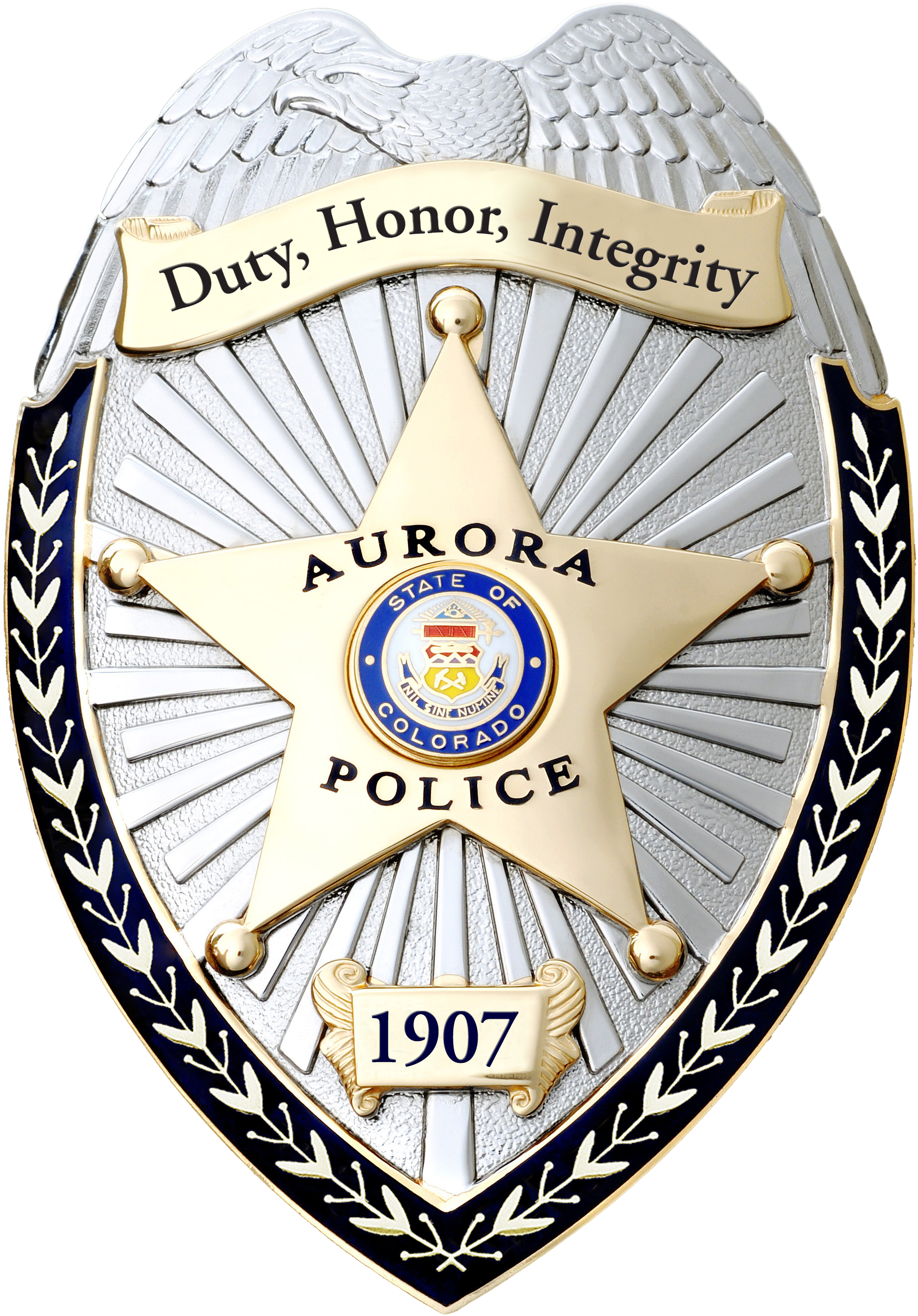 Aurora Colorado Police Badge