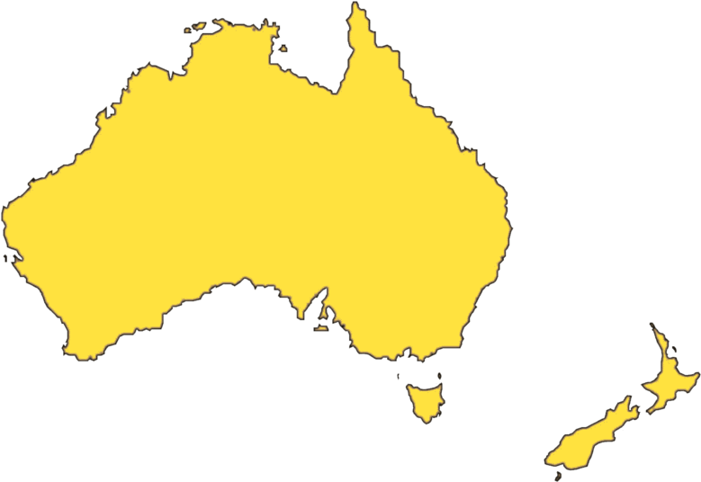 Australia Map Silhouette