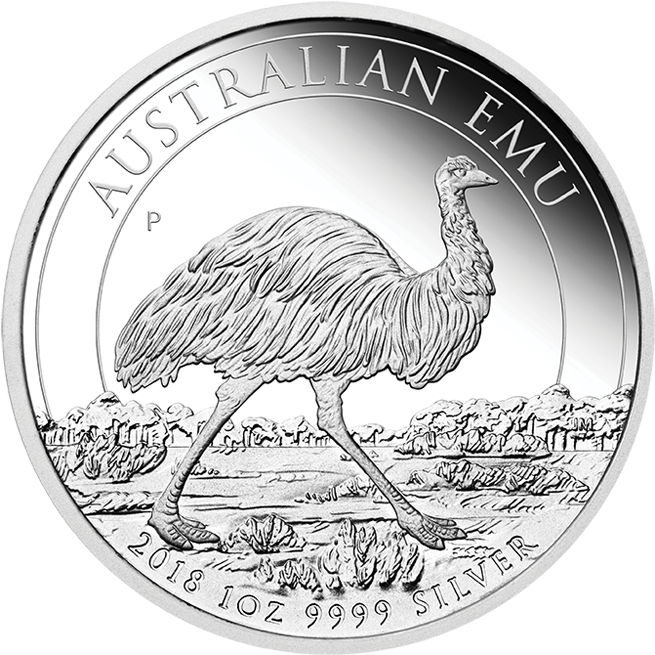 Australian Emu Silver Coin2018