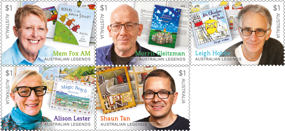 Australian Legends Postage Stamps