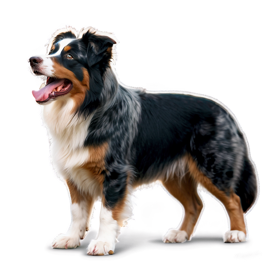 Australian Shepherd Barking Png Enb5