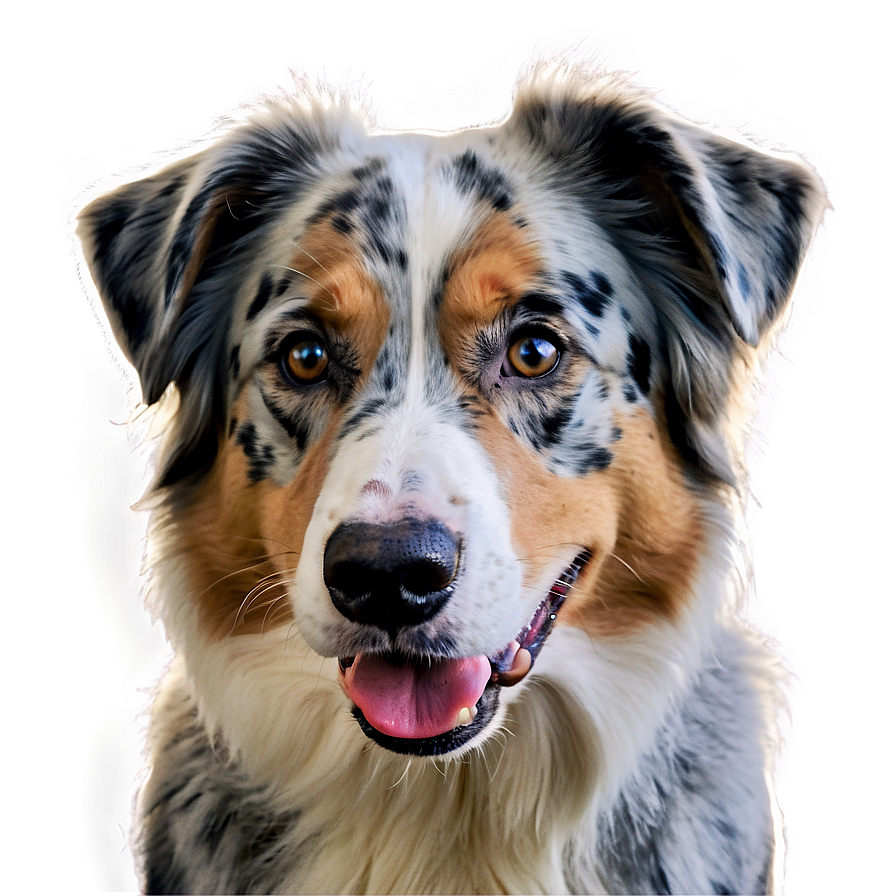 Australian Shepherd In Field Png Gnp3