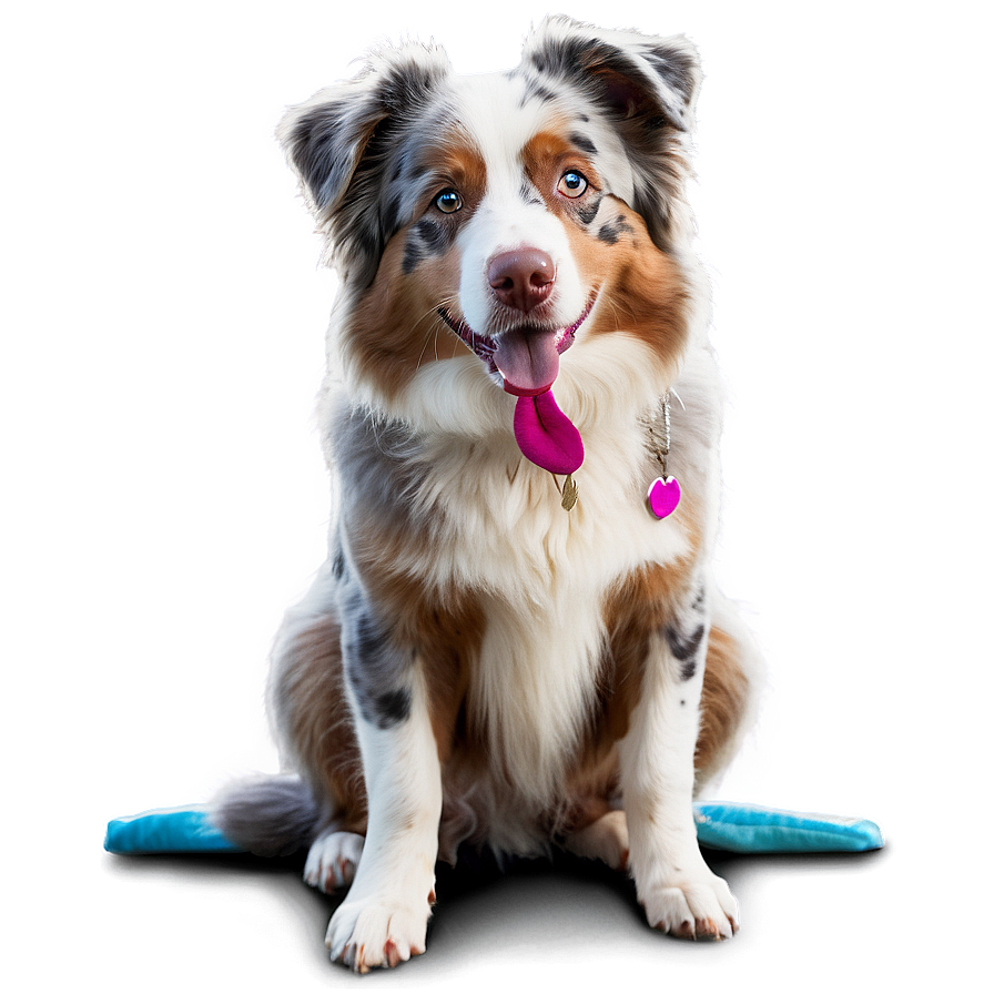 Australian Shepherd In Winter Png 82