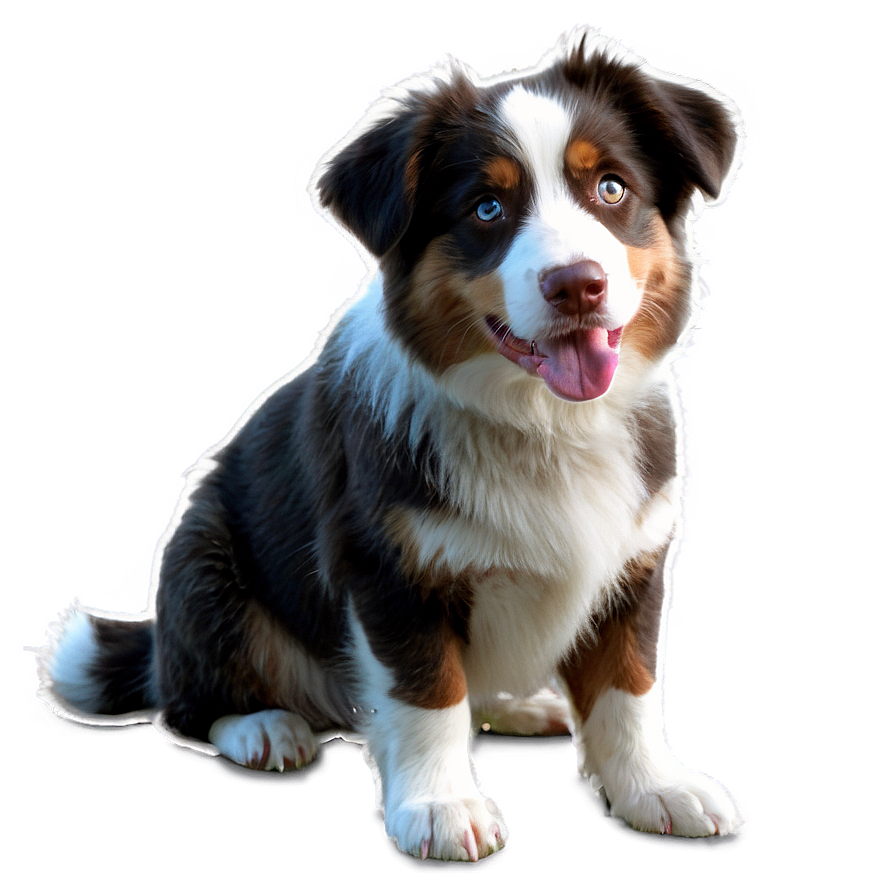 Australian Shepherd On Farm Png 06202024