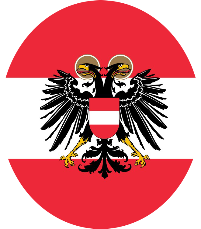 Austrian Coatof Armson Flag