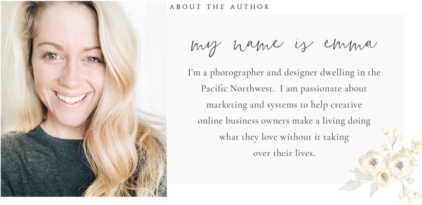 Author Emma Photographer Profile