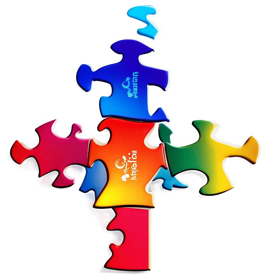 Autism Awareness Month Puzzle Png 3