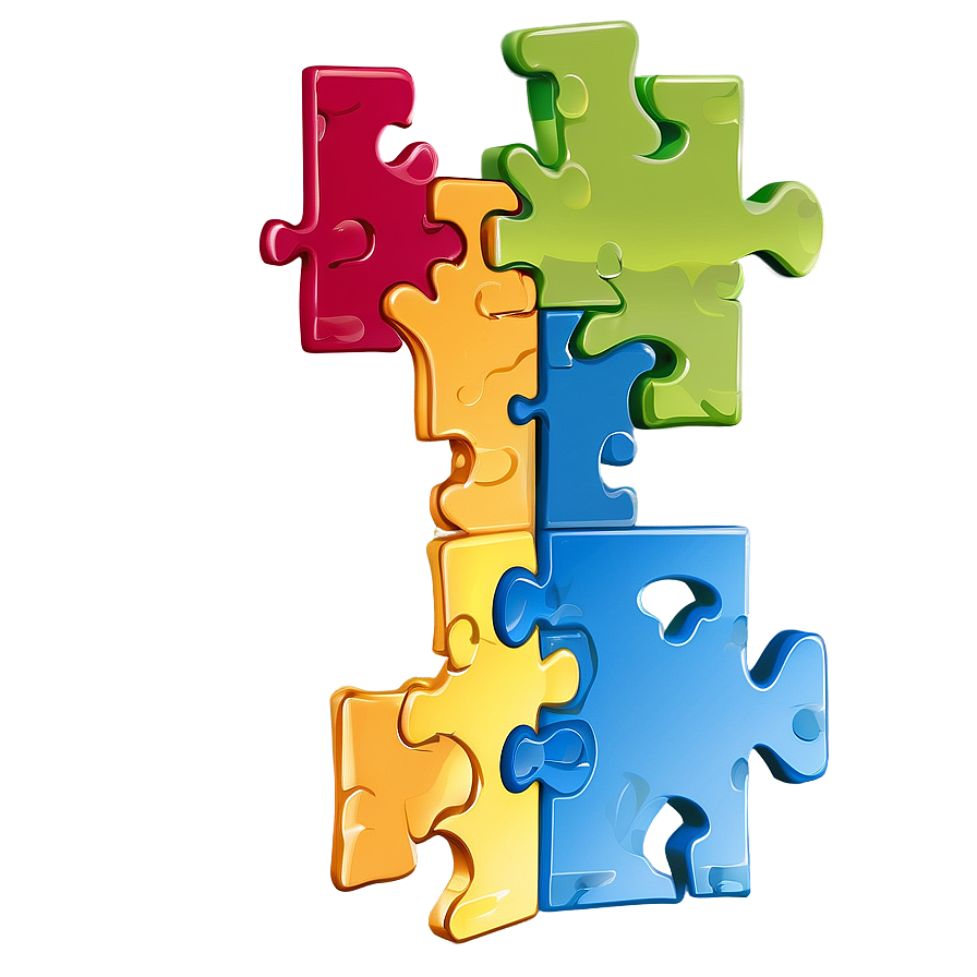 Autism Puzzle Piece Button Png Olc31