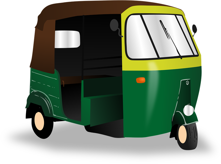 Auto Rickshaw Illustration