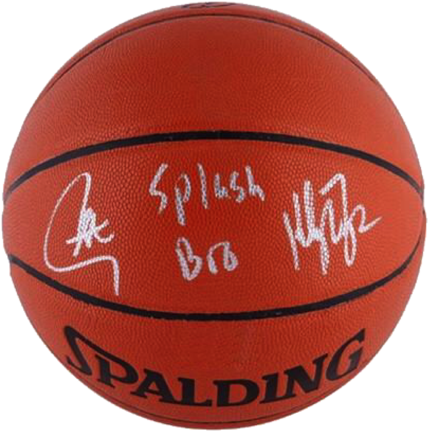 Autographed Basketball Splash Brothers