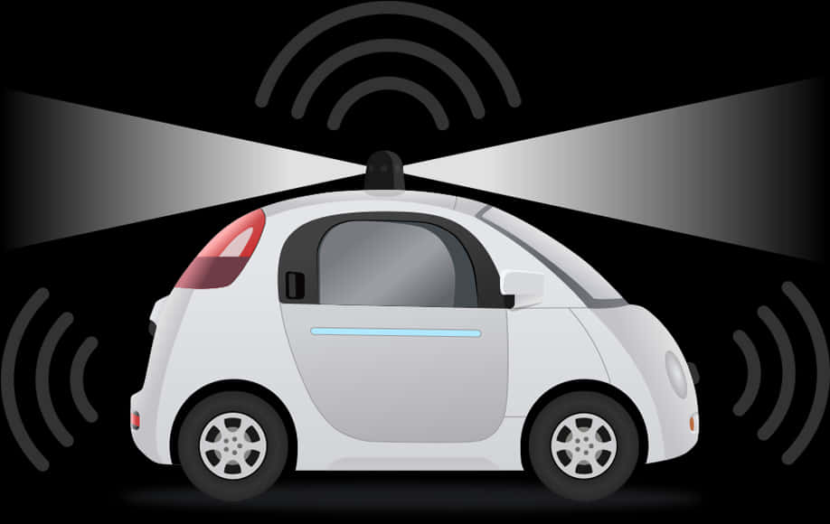 Autonomous Vehicle Illustration