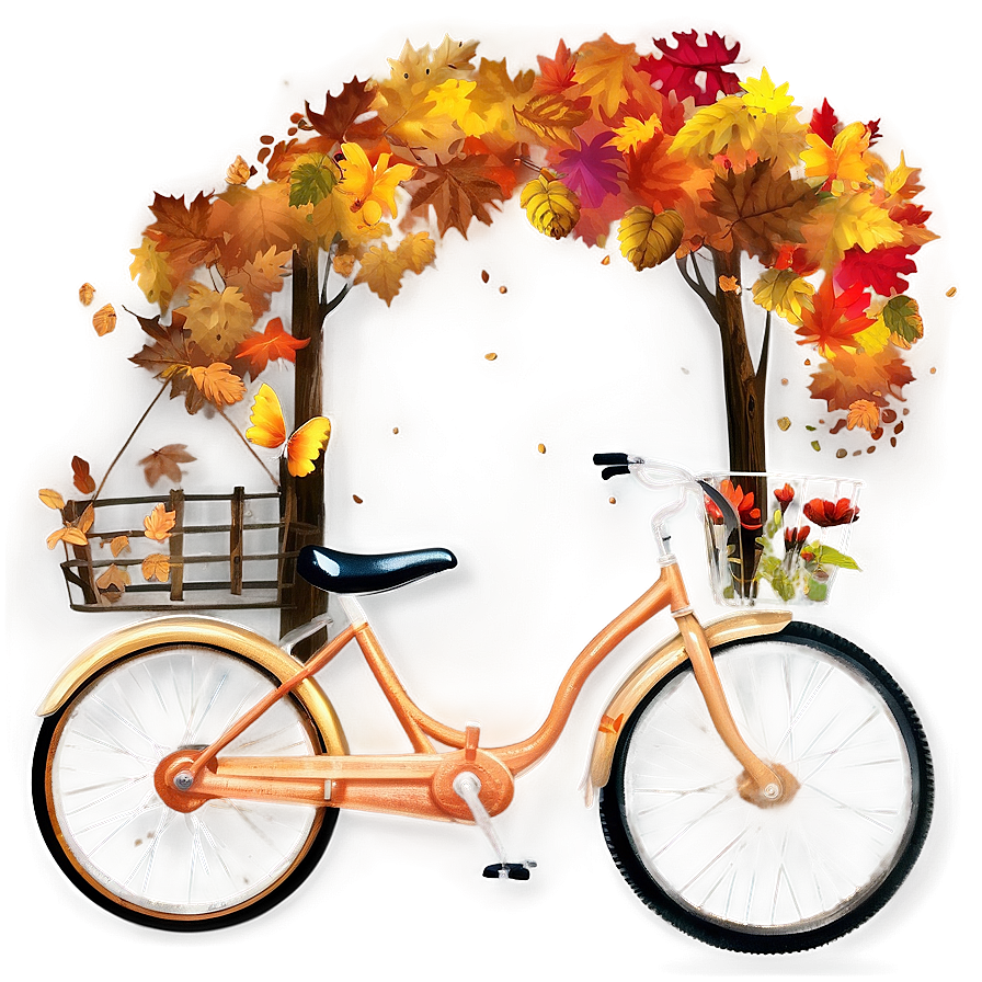 Autumn Bicycle Png 05212024