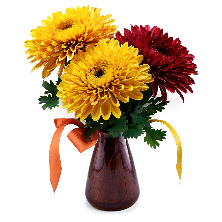 Autumn Chrysanthemum Display Png Nxu