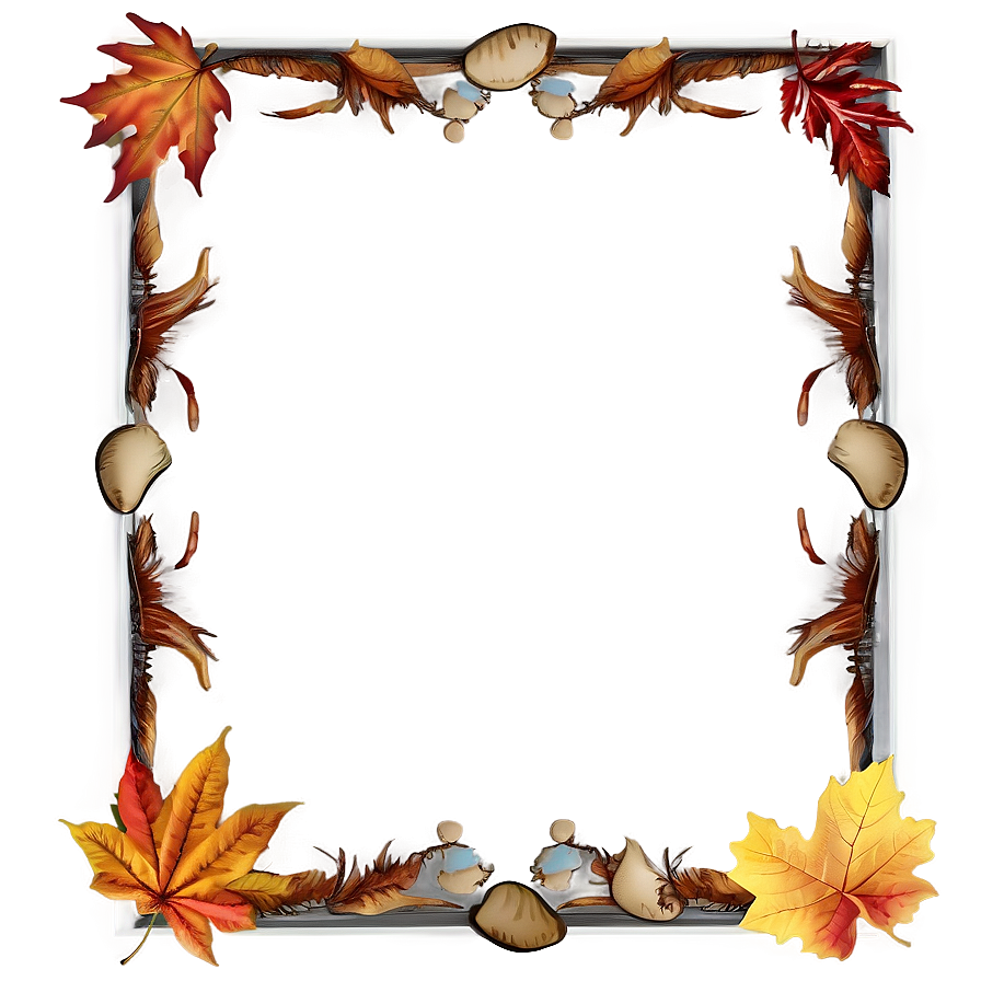 Autumn Cute Frame Png 52