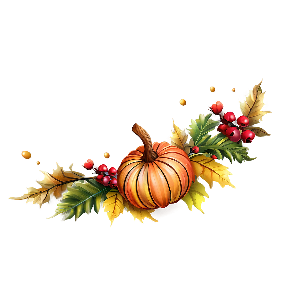 Autumn Festive Decor Png Lrp