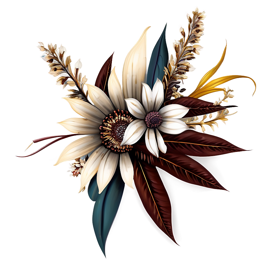 Autumn Floral Bouquet Png Awd