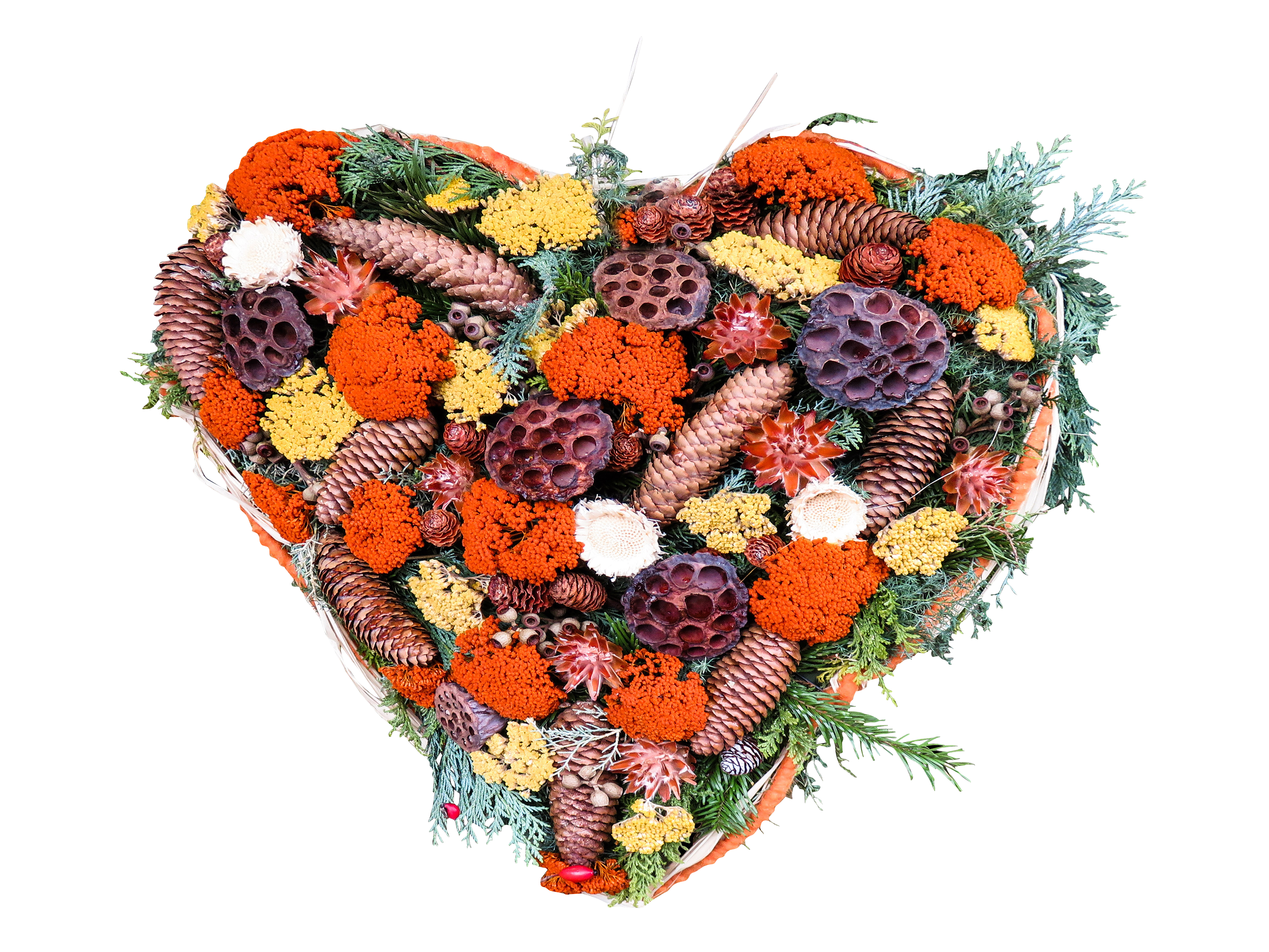 Autumn Heart Floral Arrangement