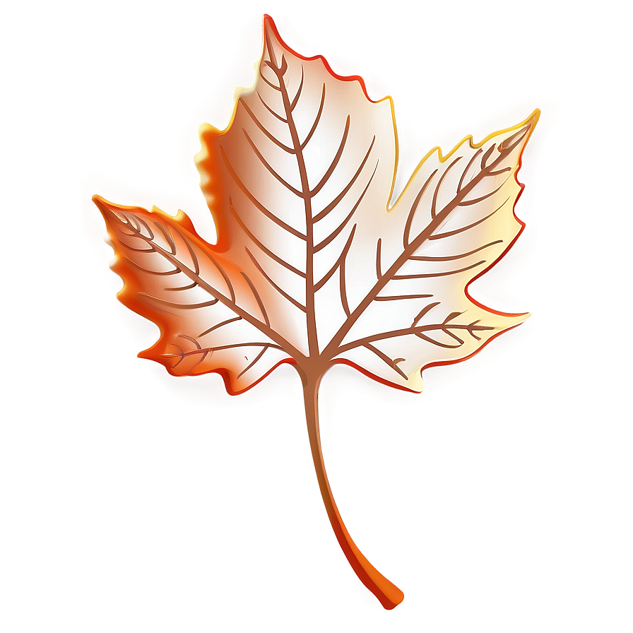 Autumn Leaf Outline Png Dgv