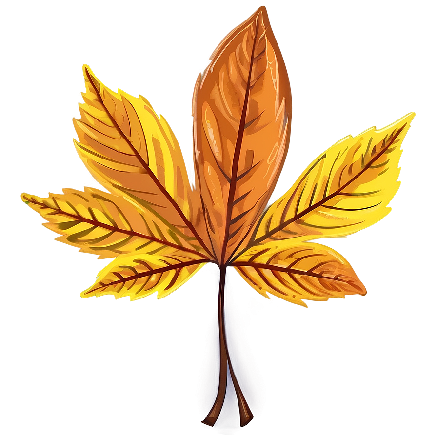 Autumn Leaf Sketch Png Yhq99