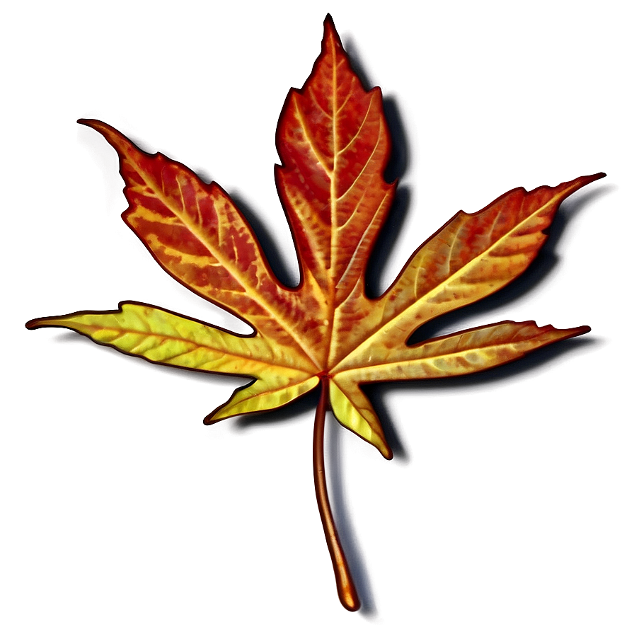 Autumn Leaf Sticker Png Wxl